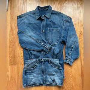 Alexander Wang Pre-styled Denim Mini Dress size 25